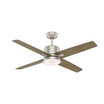 Axial Ceiling Fan with Light - Matte Nickel