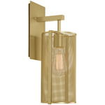 Uptown Mesh Hanging Wall Light - Gilded Brass / No Glass