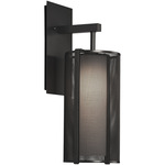 Uptown Mesh Hanging Wall Light - Matte Black / Frosted