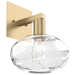 Coppa Wall Sconce - Gilded Brass / Optic Clear