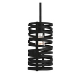 Tempest Small Pendant - Matte Black / No Glass