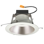 J6RL 6IN Warm Dim 600 Lumen Retrofit Downlight Trim - White / Haze