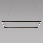 Z-Bar Square Pendant - Matte Black