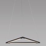 Z-Bar Triangle Pendant - Matte Black