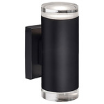 Norfolk Wall Sconce - Black / Clear