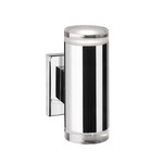 Norfolk Wall Sconce - Chrome / Clear