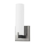 Elizabeth Wall Sconce - Brushed Nickel / White Opal