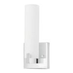 Elizabeth Wall Sconce - Chrome / White Opal