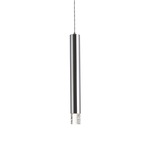 Pendula Metallic Pendant - Chrome / Crystal