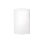 Hudson LED Wall Sconce - Brushed Nickel / White Opal