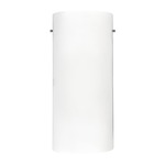 Hudson Wall Sconce - Brushed Nickel / White Opal