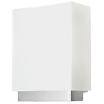 Hounslow Wall Light - Chrome / White Opal