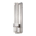 Warwick Wall Sconce - Brushed Nickel / Clear Bubble