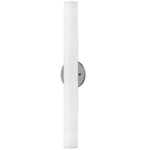 Bute Bathroom Vanity Light - Brushed Nickel / White Opal