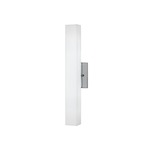 Melville Bathroom Vanity Light - Brushed Nickel / White Opal