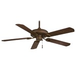 Sundowner Outdoor Ceiling Fan - Oil Rubbed Bronze / Dark Maple