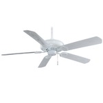 Sundowner Outdoor Ceiling Fan - White / White