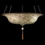 Scudo Saraceno Glass Pendant - Brass / Gold Classic