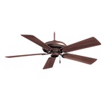 Supra 52 inch Ceiling Fan - Oil Rubbed Bronze / Medium Maple