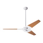 Torsion Ceiling Fan - Gloss White / Maple