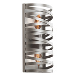 Tempest Wall Light - Metallic Beige Silver / No Glass