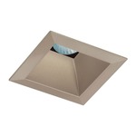 437SQ 3.25 Inch Square Deep Downlight Reflector Trim - Wheat Haze / Wheat Haze