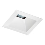 437SQ 3.25 Inch Square Deep Downlight Reflector Trim - White / White 