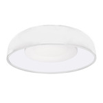 Beacon Ceiling Light Fixture - White / White Opal