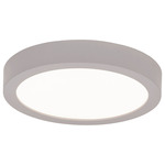 Ulko 120V Round Outdoor Ceiling Light - Silver / White