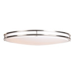 Solero Oval Flush Mount - Bronze / Frosted