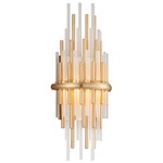 Theory Wall Light - Gold Leaf / Clear