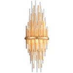 Theory Wall Light - Gold Leaf / Clear