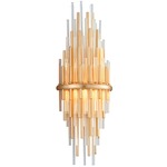 Theory Wall Light - Gold Leaf / Clear