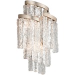 Mont Blanc Wall Light - Modern Silver / Clear