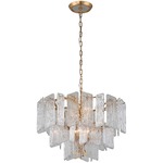 Piemonte Chandelier - Gold / Clear