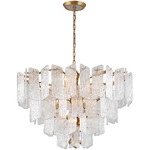 Piemonte Chandelier - Gold / Clear