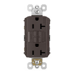 Tamper Resistant GFCI Outlet - Brown