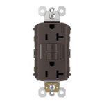 Tamper Resistant GFCI Outlet - Brown