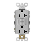 Tamper Resistant GFCI Outlet - Grey