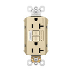 20 Amp Tamper Resistant GFCI Outlet with Night Light - Ivory