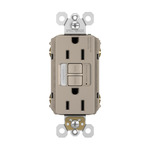 15A Tamper-Resistant GFCI Outlet with Night Light - Nickel
