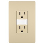 15 Amp Tamper Resistant Outlet with Nightlight - Ivory