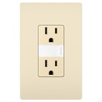 15 Amp Tamper Resistant Outlet with Nightlight - Light Almond