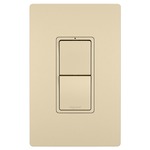 2-Module with Single Pole / 3-Way Switches - Ivory