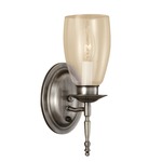 Legacy Wall Light - Pewter / Clear