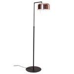 Lalu Plus Floor Lamp - Matte Black / Shiny Copper