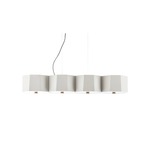 Zhe Pendant - Matte White / Frosted