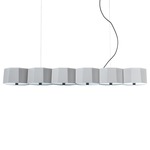 Zhe Pendant - Matte White / Frosted