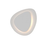 Abstract Wall Light - Textured White