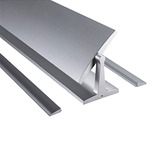 Aileron Mounting Rails for 4IN Junction Box - Bright Satin Aluminum